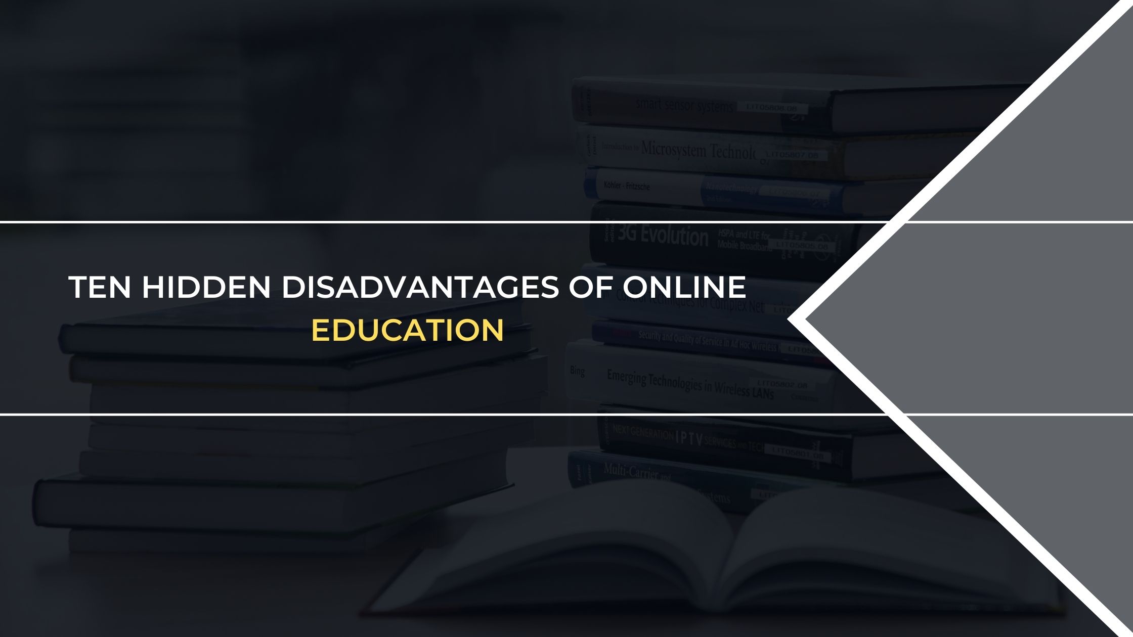 Ten Hidden Disadvantages of Online Education